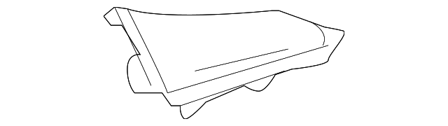 62219-75020-C0 CORNER TRIM, LEFT