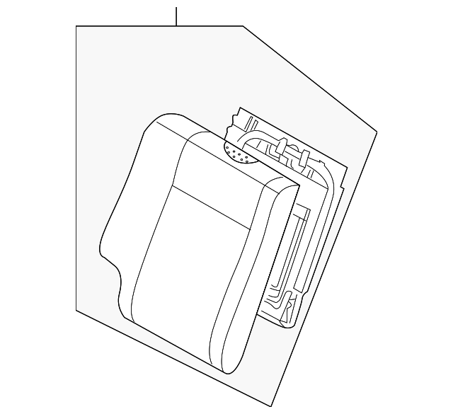96890533 Деталь SEAT BACK ASSY, RIGHT