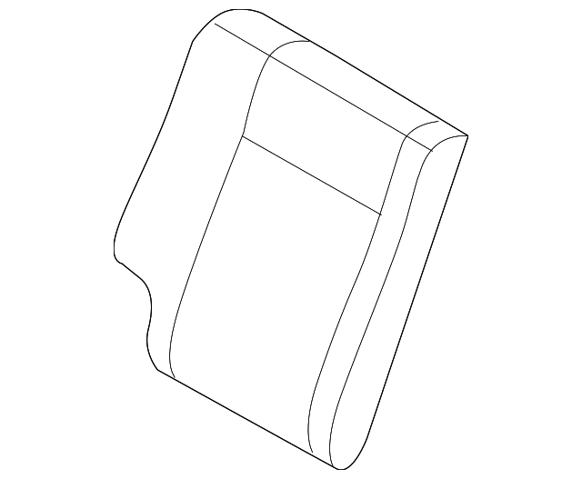 96870058 Деталь SEAT BACK COVER, RIGHT