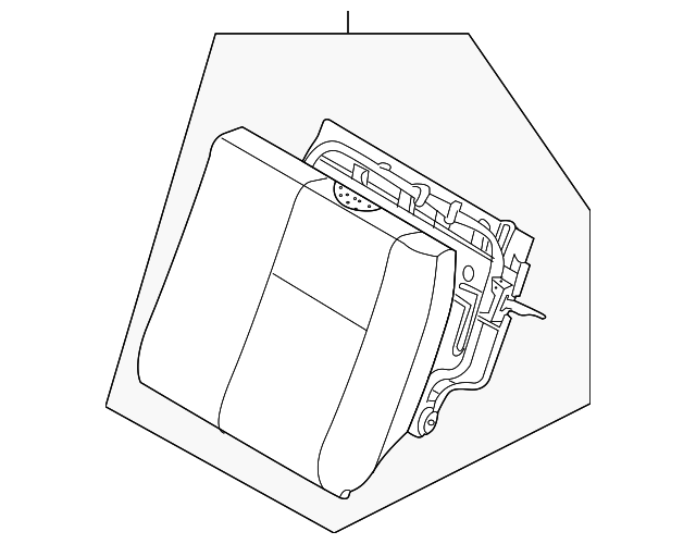 96890481 Деталь SEAT BACK ASSY, LEFT