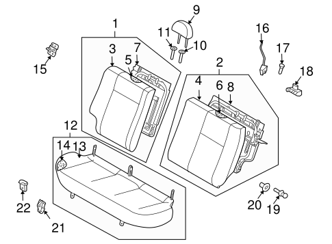 Aveo REAR SEAT