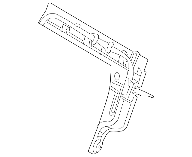 96424041 Деталь SEAT BACK FRAME, LEFT