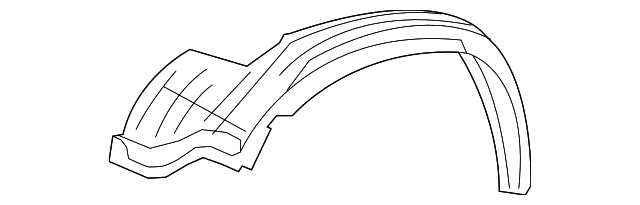 53807-0C011 FENDER LINER, RIGHT