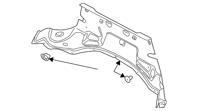 7L6-819-523-A Деталь DASH SHIELD
