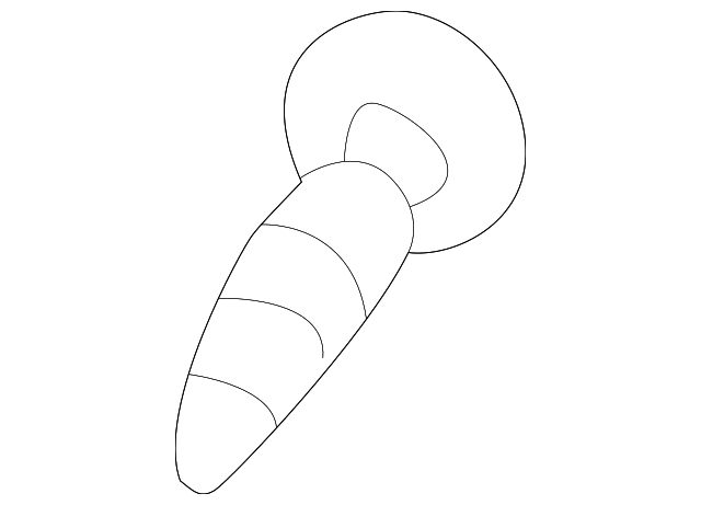 N-104-596-02 Деталь COVER MOLDING SCREW, LEFT
