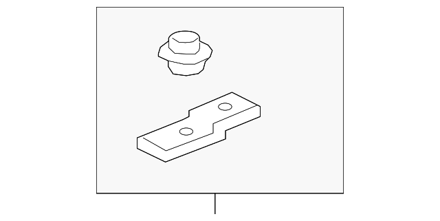 23439628 RADIATOR LOWER BRACKET, RIGHT