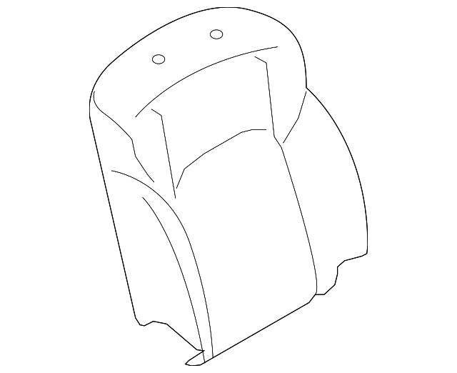 876111LE4A Деталь SEAT BACK PAD