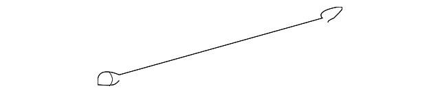 204-420-04-48 Деталь BRAKE HOSE, RIGHT