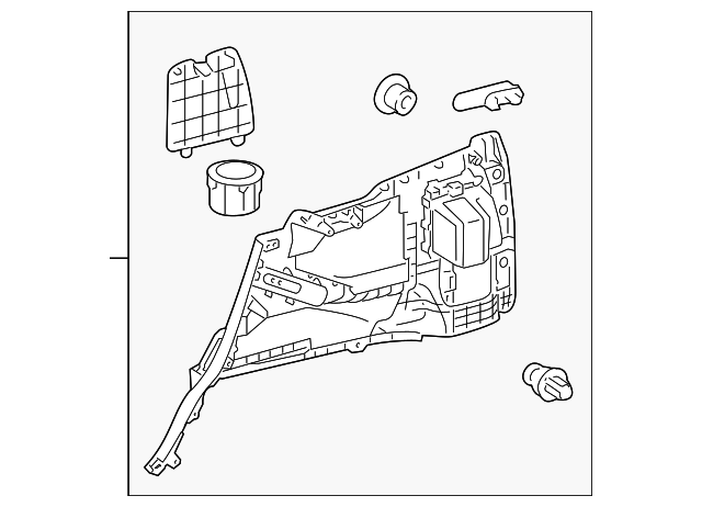64730-60200-E0 LOWER QTR TRIM, RIGHT