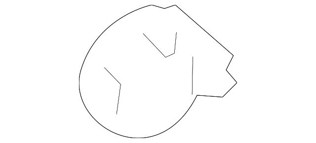 64938-60030-E0 LOWER QTR TRIM CAP, LEFT
