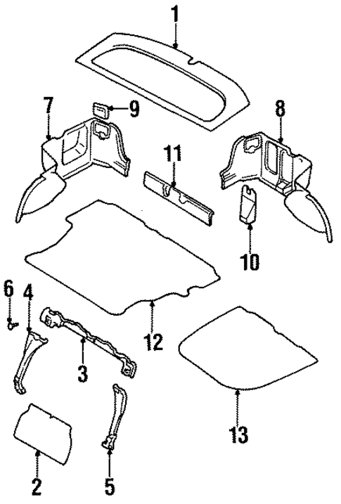 Legacy INTERIOR TRIM - REAR BODY 2