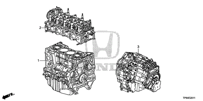 ENGINE/ENGINE ASSY. - TRANSMISSION ASSY. (L4) for 2012 Honda CROSSTOUR #1