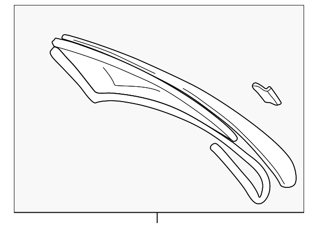 64821-17011 Деталь BACK GLASS