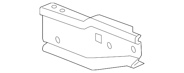 15293648 Деталь BUMPER MOUNT BRACKET, RIGHT