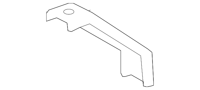 10372899 Деталь BUMPER REINFORCEMENT, RIGHT