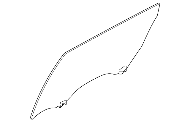 82301-5AA0A Деталь DOOR GLASS, LEFT