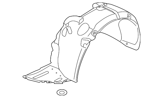 86811-B1000 Деталь FENDER LINER, LEFT