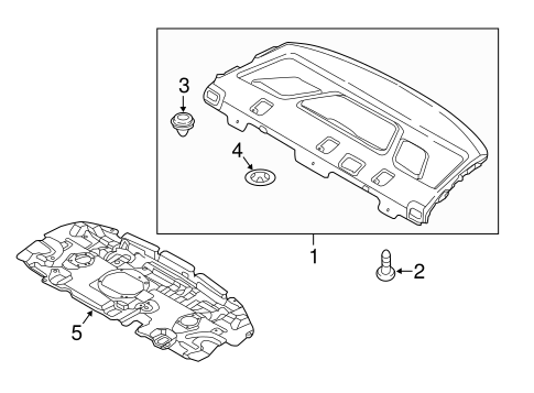 Genesis INTERIOR TRIM - REAR BODY 3