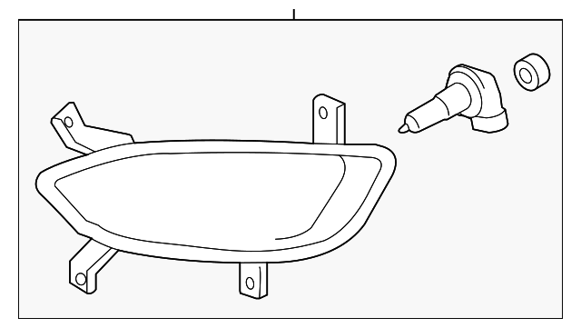 92202-1W010 Деталь FOG LAMP ASSY, LEFT