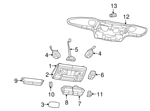 Routan OVERHEAD CONSOLE 3