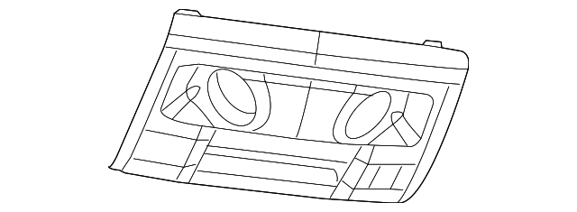 7B0-863-343-A-DW1 Деталь OVERHEAD CONSOLE