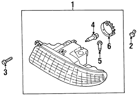 Sephia HEADLAMP COMPONENTS 2