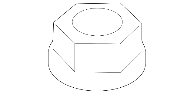 54559-17100 LOWER BALL JOINT NUT, LEFT