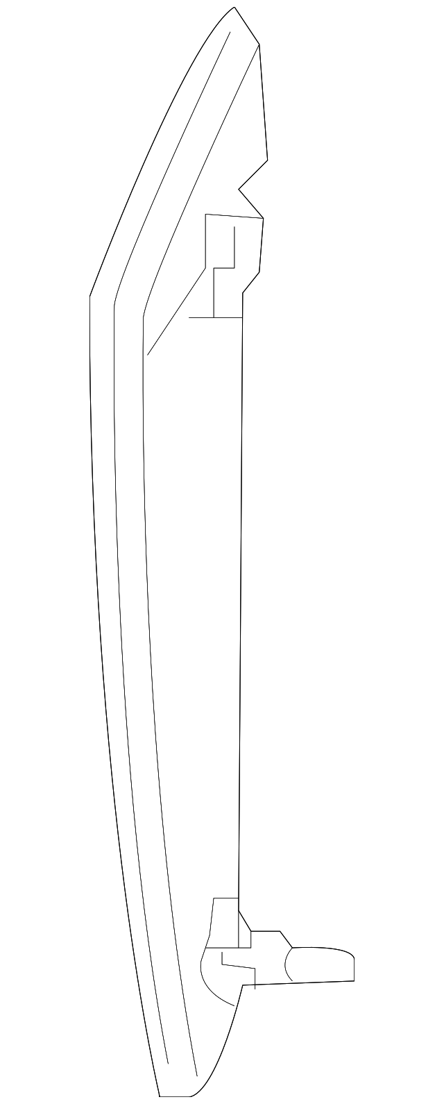 57010213AC Деталь SIDE MARKER LAMP, LEFT