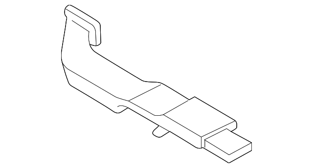 27833-7B000 Деталь HEAT DUCT, LEFT