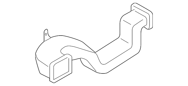 27870-7B000 Деталь HEAT DUCT, LEFT