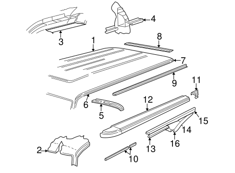 Ram 1500 Van ROOF & COMPONENTS