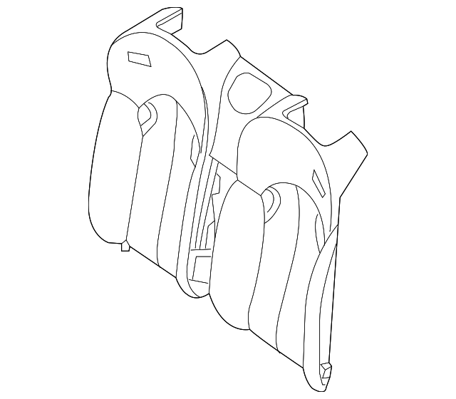 209-920-11-16 Деталь SEAT BACK ASSY