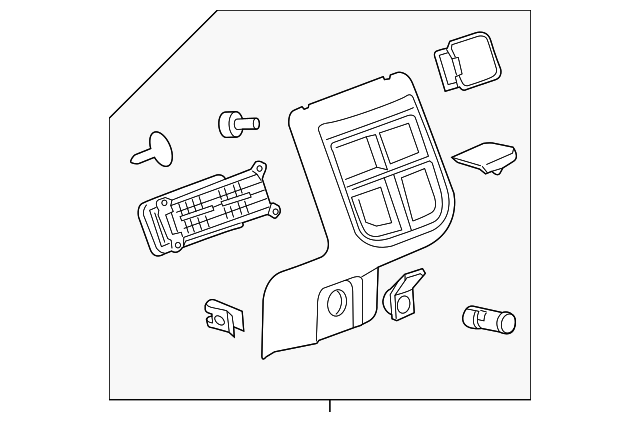 22989462 Деталь REAR TRIM