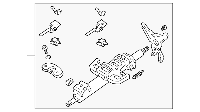 45250-48010 Деталь COLUMN ASSY