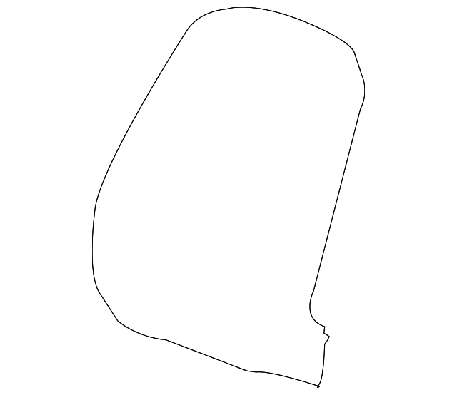 23372937 Деталь SEAT BACK COVER