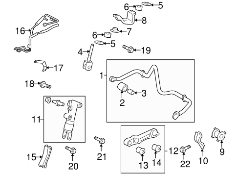Land Cruiser STABILIZER BAR & COMPONENTS