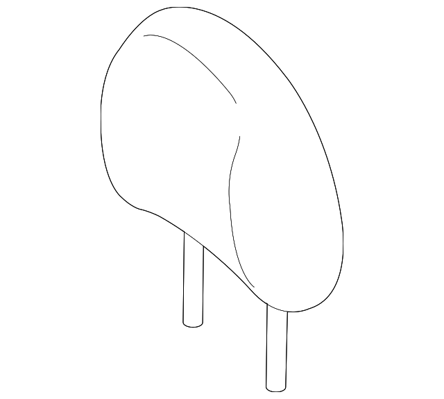 3L8Z78611A08DAB Деталь HEADREST, LEFT