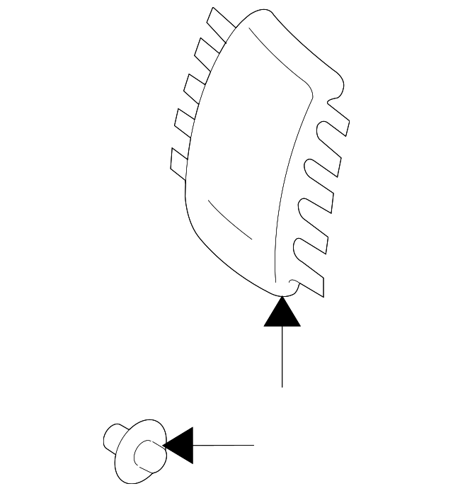 2L8Z78617C04BA Деталь LUMBAR SUPPORT, LEFT