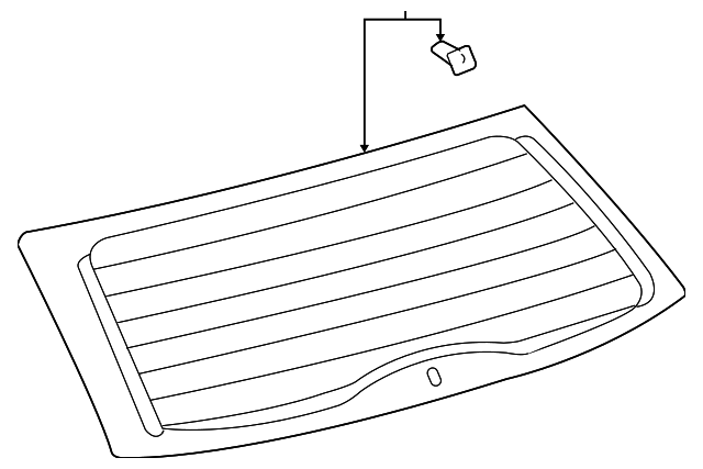 68105-AE020 Деталь GLASS