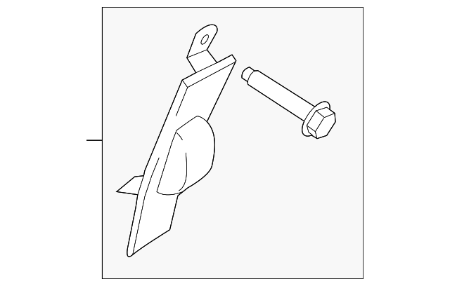 FL3Z-15602B82-AC Деталь HEIGHT ADJUSTER, LEFT