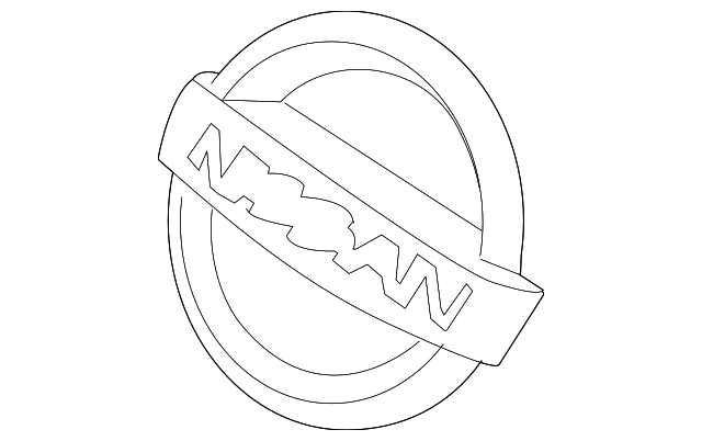 62890-CA000 Деталь EMBLEM