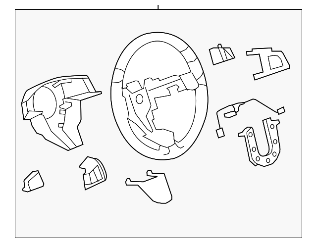 22982685 Деталь STEERING WHEEL