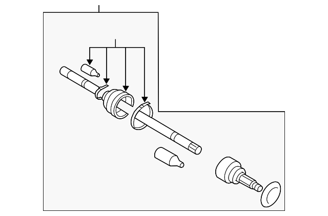 28491FG010 Деталь OUTER JOINT ASSY, LEFT