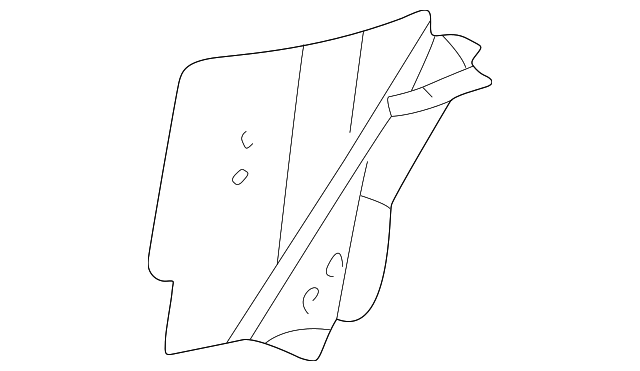 4880099AC Деталь REAR BRACKET, LEFT