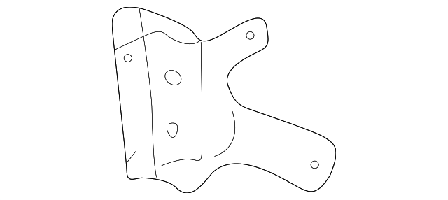 4880065AC Деталь FRONT BRACKET, LEFT