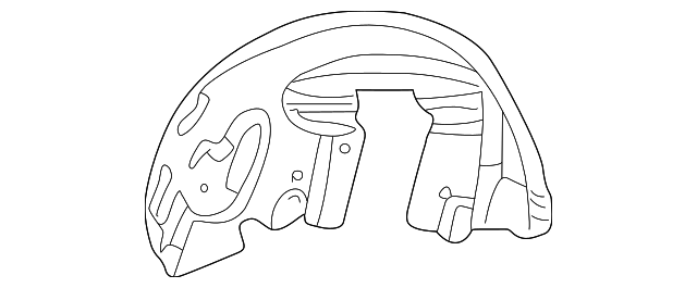 4878381AD Деталь WHEELHOUSE LINER, LEFT