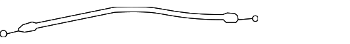 69750-35020 LOCK CABLE, LEFT