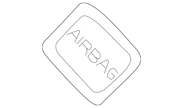 92190315 Деталь PILLAR TRIM CAP, LEFT