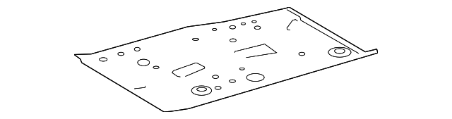 58112-52918 Деталь FRONT FLOOR PAN, LEFT