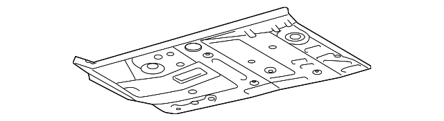 58111-52160 Деталь FRONT FLOOR PAN, RIGHT
